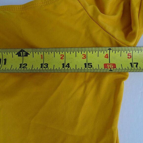 Shein Curve Basics Yellow Bodycon 3/4 Sleeve Dress Women Size OXL 12 NEW - Picture 7 of 11